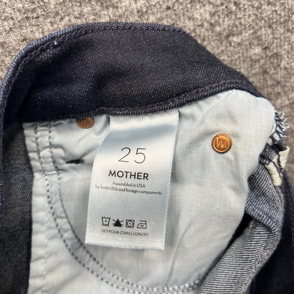 Mother Jeans Womens 25 Blue  The Mid Rise Dazzler Ankle Now Or Never 1686-625 - Picture 10 of 16